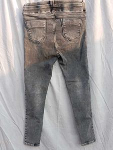 Gray Denim Jeggings