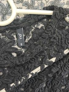 Elegant Black Lace Top