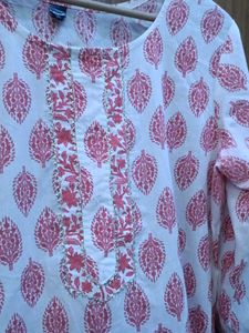 Printed 2 Piece Set Kurti With Pant