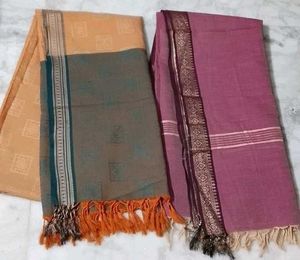 Beautiful Border cotton handloom dupatta