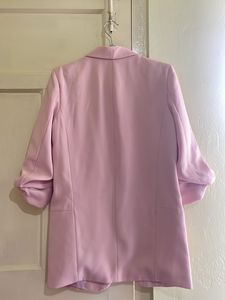 Blush Pink Casual Blazer