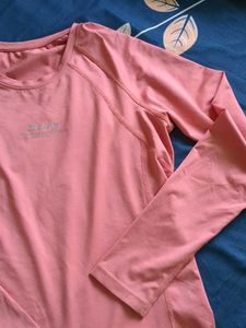 Snug fit vintage athleisure top
