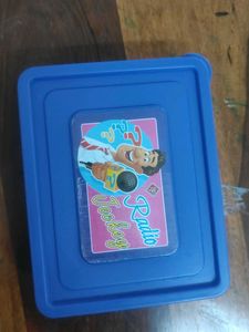 Blue Plastic Food Container