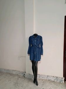 Classic Denim Shirt Dress
