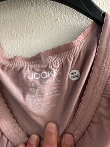 jockey mauve nude laced padded bra panty set
