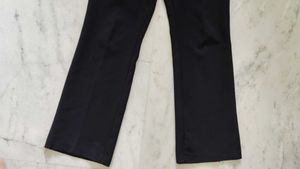 Classic Black Bootcut Trousers