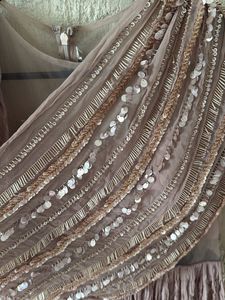 Elegant Sequined Ethnic Gown