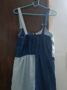 Trendy Denim 2 Shaded Long Dungree