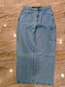 Light Wash Baggy Jeans