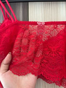 OXXO LACE DETAIL BRALETTE