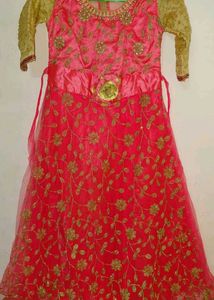 Stunning Pink Embroidered Gown