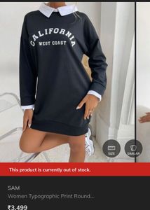 California West Coast Sweatshirt Dress
