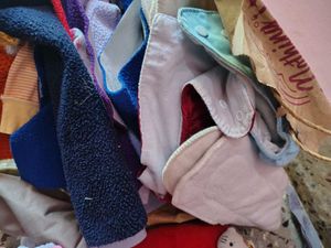 Cute Polka Dot Baby Cloth Diapers and Mats