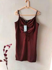 Tokyo talkies Maroon dress
