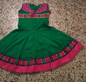 Green Anarkali Kurta