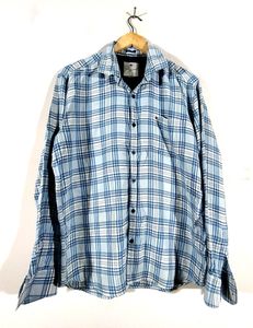 Blue And White Checks Shirt (Men's)
