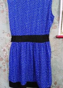 Blue Polka Dot Dress