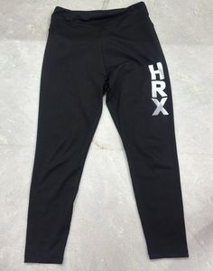 HRX Black Athleisure Leggings