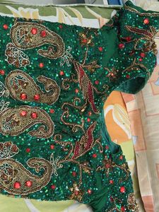 Embellished Green Lehenga Choli