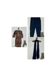 Floral Print Kurta