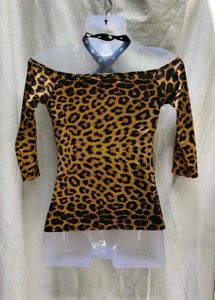 Leopard Print Halter Top