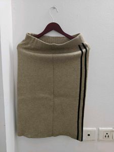 imported Striped Knit Skirt winter