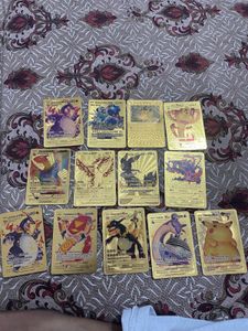 Rare Gold Pokemon Cards Collection