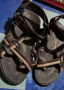 Stylish Brown Rope Sandals