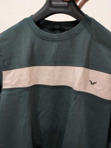 Men's Dark Green Crewneck Sweatshirt