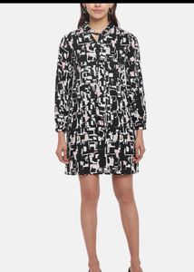 Pantaloons Black Long sleeves Dress