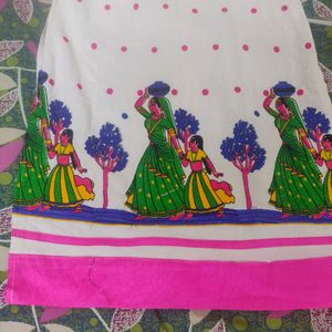Gujarati embroidery kurta (negligible flaws)