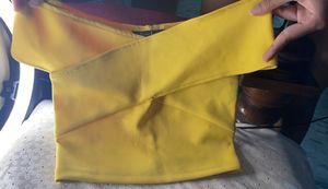 Yellow Crop Top