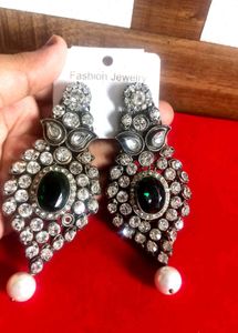 Elegant Studded Drop Earrings