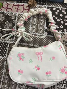 Cute floral shoulder bag