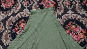 Pleated Midi Skirt