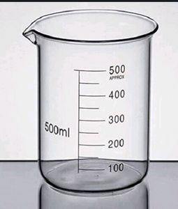 2 Borosilicate.3 Glass beaker
