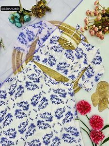 Jahnvi Kapoor’s White &amp; Purple Floral Lehenga Set