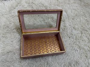 Vintage Jewelry Box with Mirror