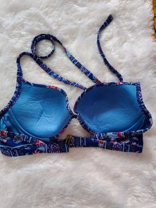 Boho Floral Print Bikini Top