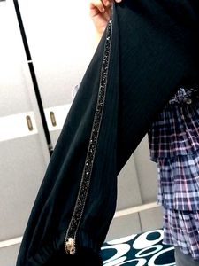 Elegant Black Abaya Dress