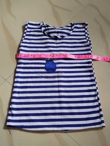 Girls Blue Striped Top, Jacket &amp; Pants Set