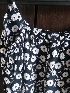 Cute Floral Mini Dress with Tie Straps