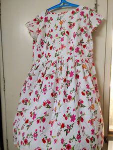 White Floral Dress