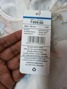 Brandsky Blue Colour New Frock For  Girls With Age