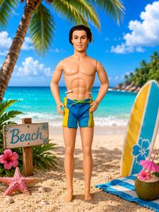 Barbie Mattel Rooted Hair Ken
