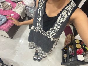 Women's Printed Sleeveless Dress
