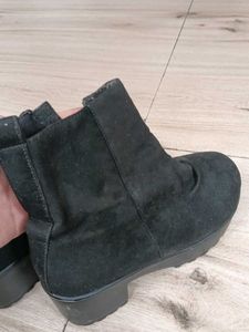 Black Suede Ankle Boots