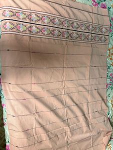 Salmon pink mizo puan (lungi)