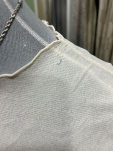 Rare Find Sheer Lettuce Trim Top