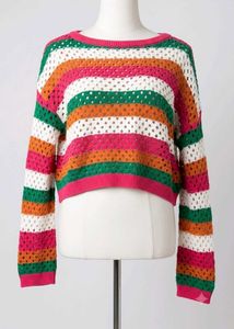 Striped  Knit Sweater